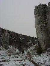 Dolinka Bolechowicka wczesną zimą